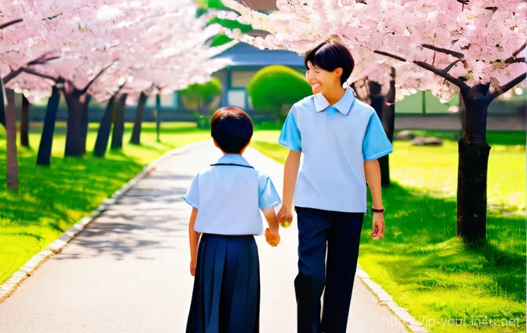 청소년지도사와 청소년 권리 보호 - Prompt 1: A warm, bustling scene in a Japanese neighborhood, showcasing the "見守り隊" (Community Guardi... 청소년지도사와 청소년 권리 보호 - Prompt 1: A warm, bustling scene in a Japanese neighborhood, showcasing the "見守り隊" (Community Guardi...