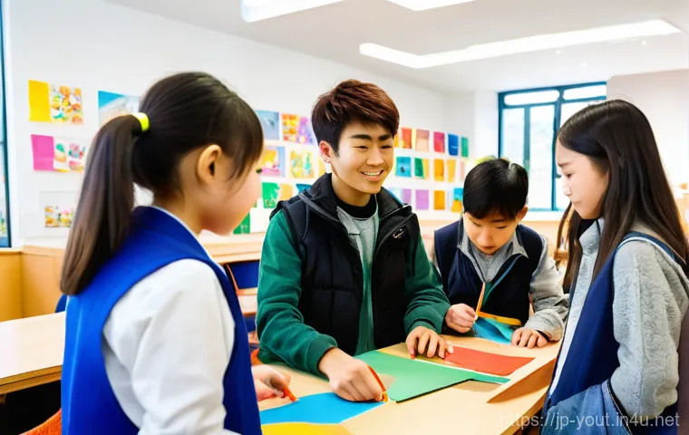 청소년지도사와 청소년복지사 차이 - **Prompt 2: Empathetic Support from a Youth Welfare Officer**
    A calm, brightly lit counseling ro...
