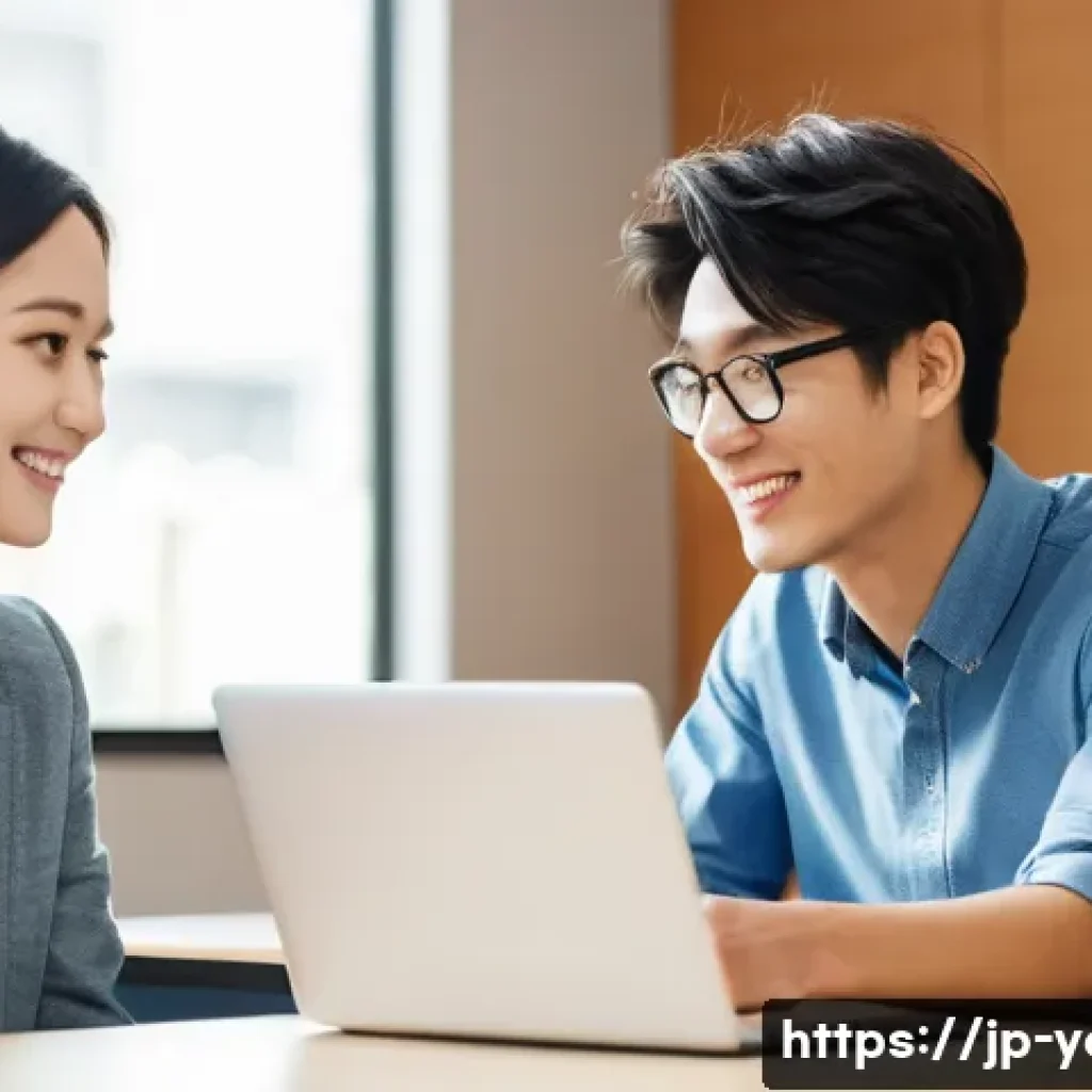 청소년지도사와 사회복지사 협업 사례 - A compassionate scene in a modern Japanese community center where a young youth guidance counselor a...