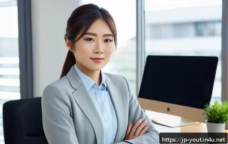 청소년지도사 면접 준비 팁 - A young Japanese professional woman dressed in a neat, modern business outfit suitable for a youth c...